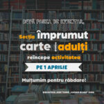 COMUNICAT BIBLIOTECA „LUCIAN BLAGA”